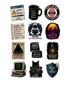 Cybersecurity Sticker Pack ( Pack of 3 | 36 Stickers)
