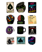 Cybersecurity Sticker Pack ( Pack of 3 | 36 Stickers)